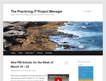 Tablet Screenshot of blog.practicingitpm.com